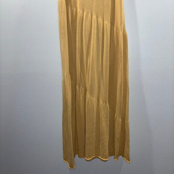 Vince Tiered Midi Tank Sweater Dress - 100% Cotton (Size Small) - Picture 11 of 15